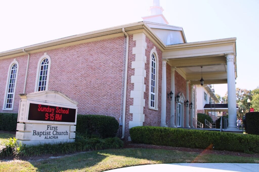 Josh’s Place hosts weekly gatherings in the gym of Alachua’s First Baptist Church on Tuesdays and Thursdays from 6 to 8 p.m. Photo by Lillian Hamman