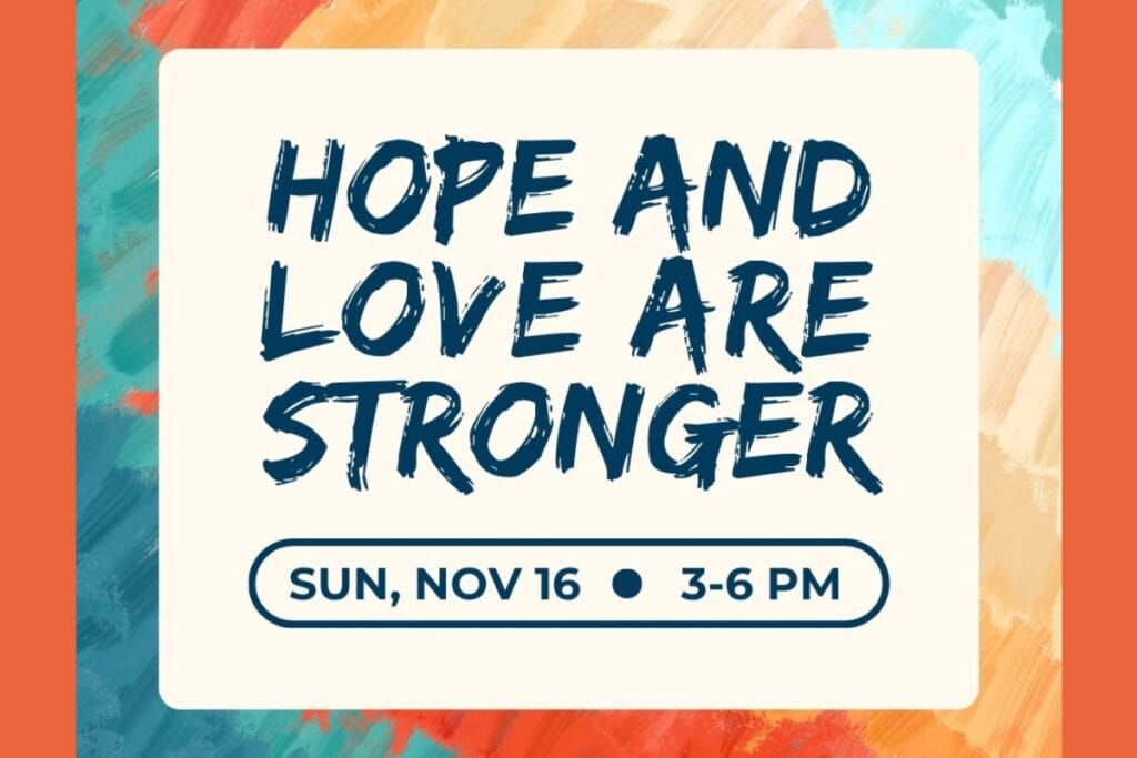 The Trinity United Methodist Church will host the “Hope & Love Are Stronger” conference Sunday. Courtesy of TUMC