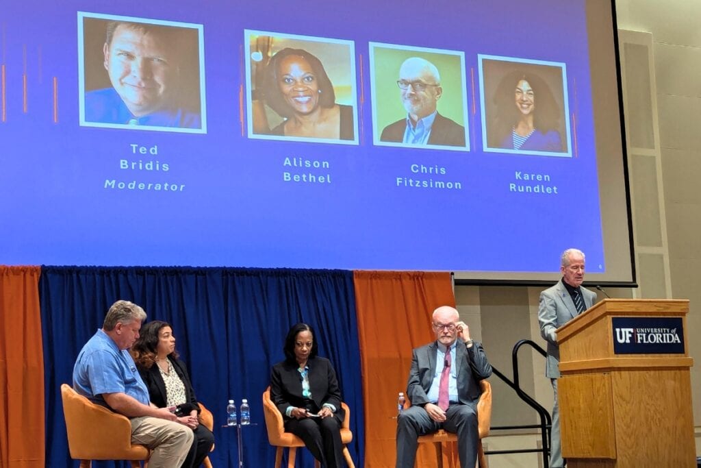 UF’s College of Journalism hosted the inaugural Collier Prize Symposium on State Government Accountability on Thursday.