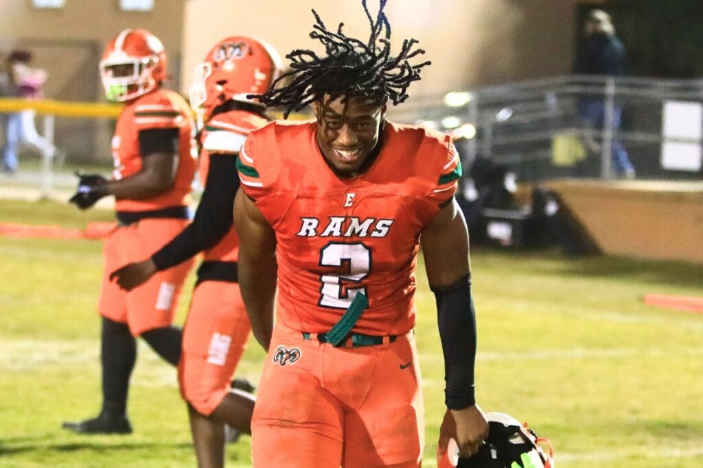 Eastside's Demarco Daniels signed to play football at the University of Delaware on Wednesday. Photo by C.J. Gish