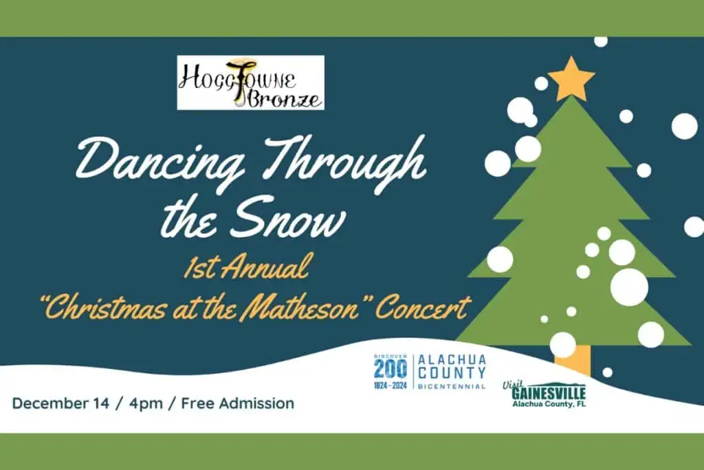 Hoggtowne Bronze presents their inaugural Christmas at the Matheson concert, Dancing Through the Snow, on Sunday. Courtesy of Matheson History Museum