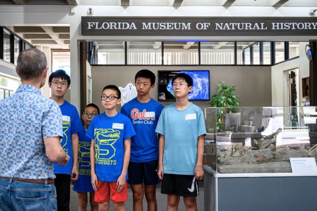 More than 15 teams have connected with scientists at the Florida Museum of Natural History ahead of this year's archaeology-themed robotics competition. Photo by Kristen Grace-Florida Museum