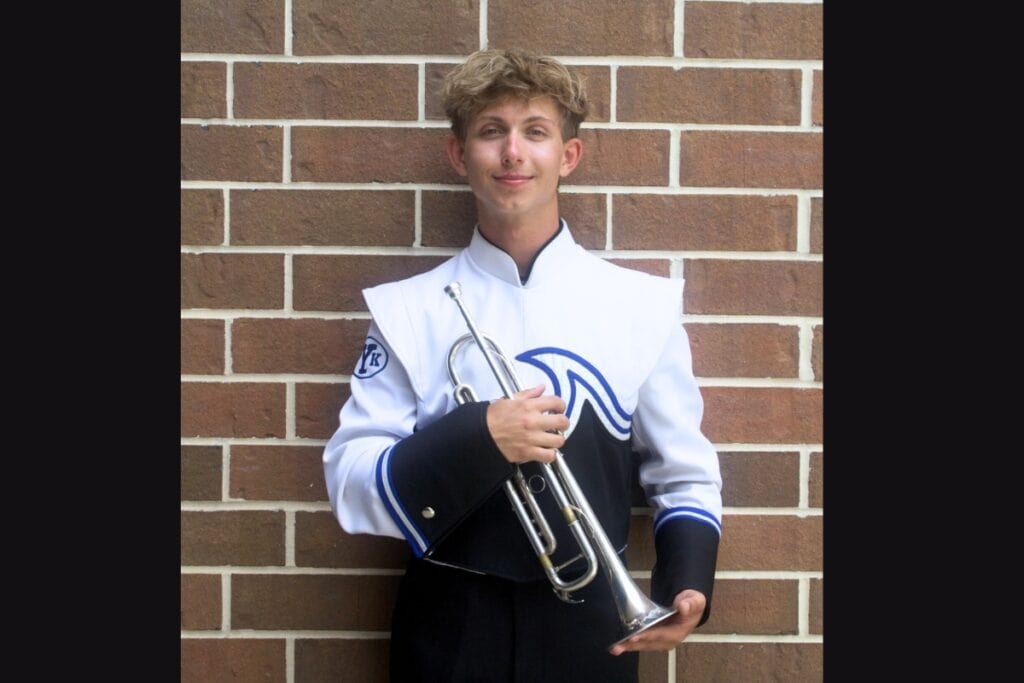 P.K. Yonge senior Reid Roberts has been selected to perform in the Bands of America Honor Band at the 137th Rose Parade in Pasadena, California, on New Year’s Day. Courtesy of P.K. Yonge