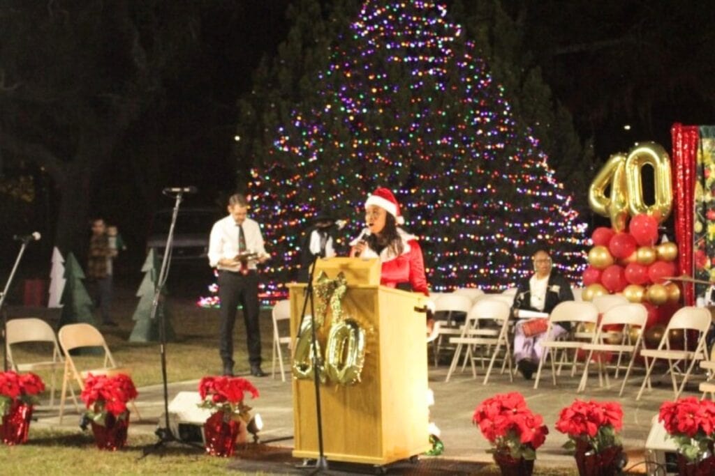 Tacachale will celebrate its 41st holiday lights anniversary on Thursday, Dec. 11. Courtesy of Tacachale Center