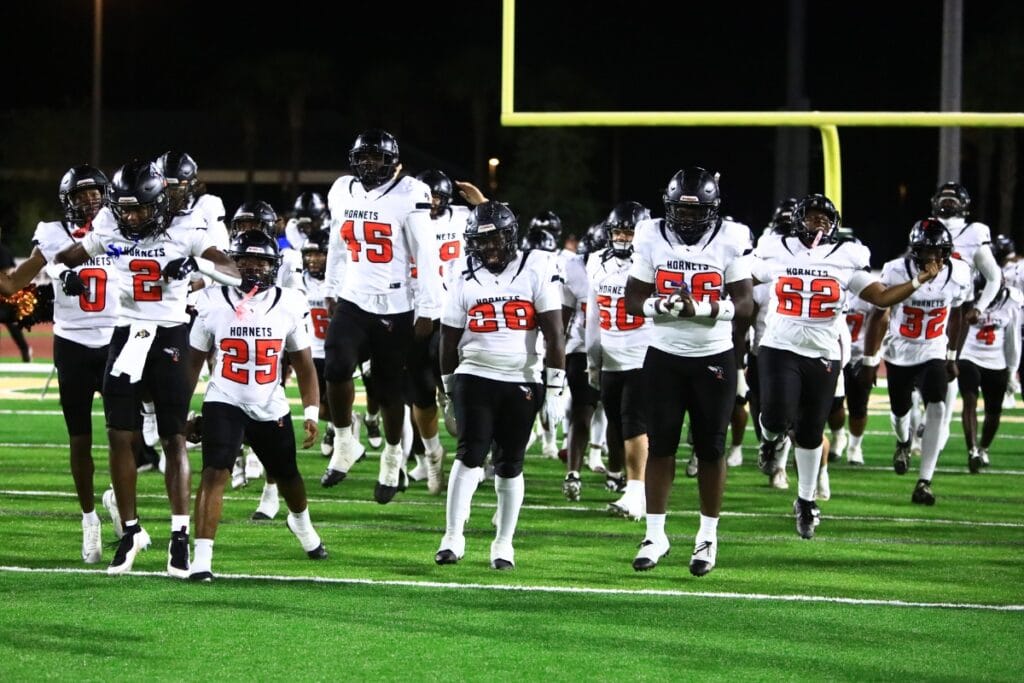 The Hawthorne football team will join Mike Ridaught at Sonic Drive-In on Archer Road for “The Prep Zone Sports Show broadcast on live stream from 6 to 7 p.m. on Wednesday. Photo by C.J. Gish