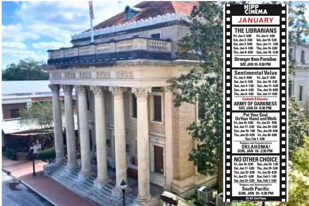 The Hippodrome Cinema recently announced its January 2026 lineup. Courtesy of Hippodrome