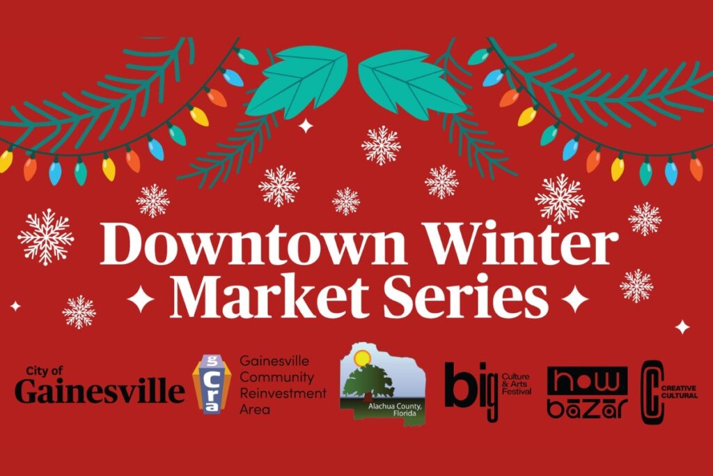 The Streatery will be the site of Gainesville’s new Downtown Winter Market Series this holiday season starting Friday, Dec. 12. City of Gainesville