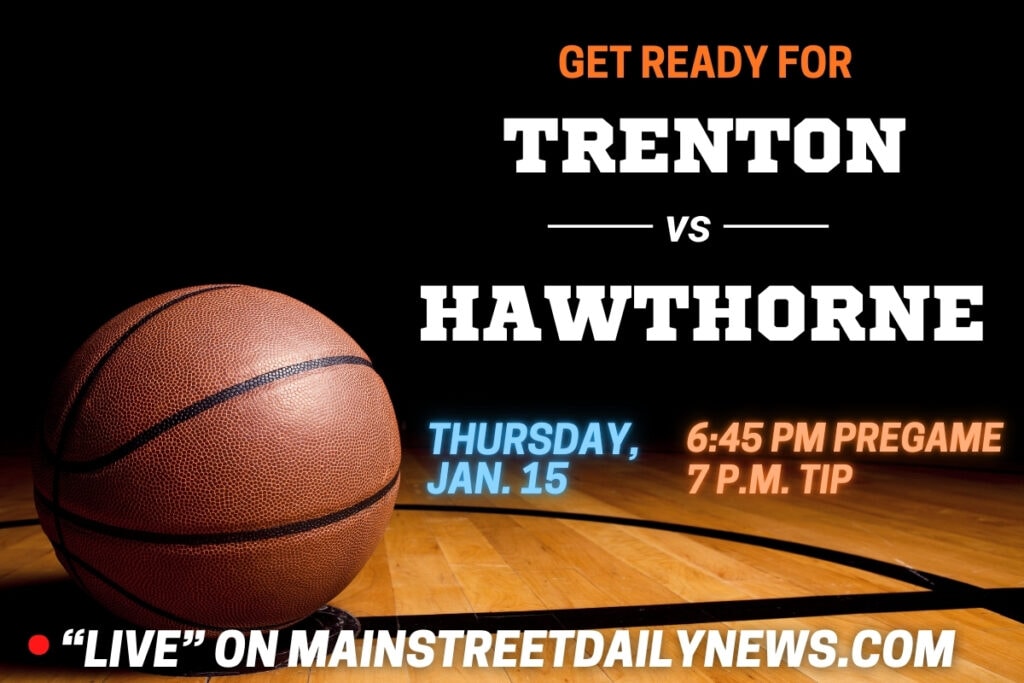 Defending Rural boys basketball champion Hawthorne will travel to No. 5 Trenton on Thursday. The game will be broadcast on Mainstreet live stream.