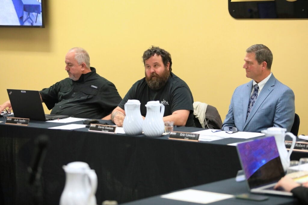 GRU Authority Director David Haslam speaks at the board's January 2026 regular meeting. Photo by Seth Johnson