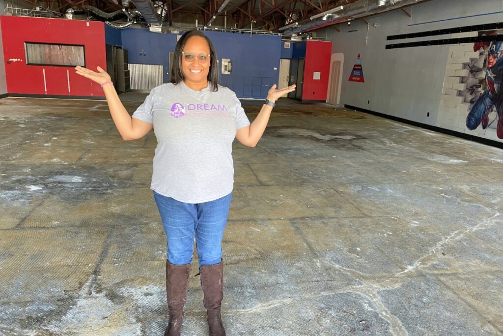 Shareen Baptiste said the location and flexibility make the site perfect for Dream on Purpose