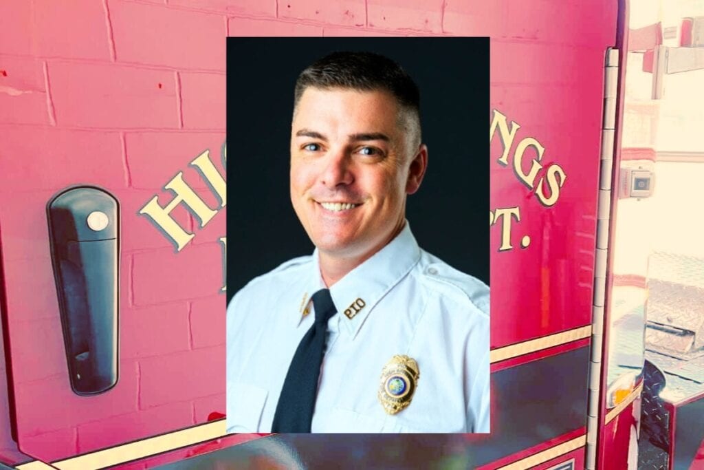 The Florida Fire Chiefs Association named High Springs Fire Department Public Information Officer Kevin Mangan PIO of the Year for 2025 on Wednesday. Courtesy of HSFD