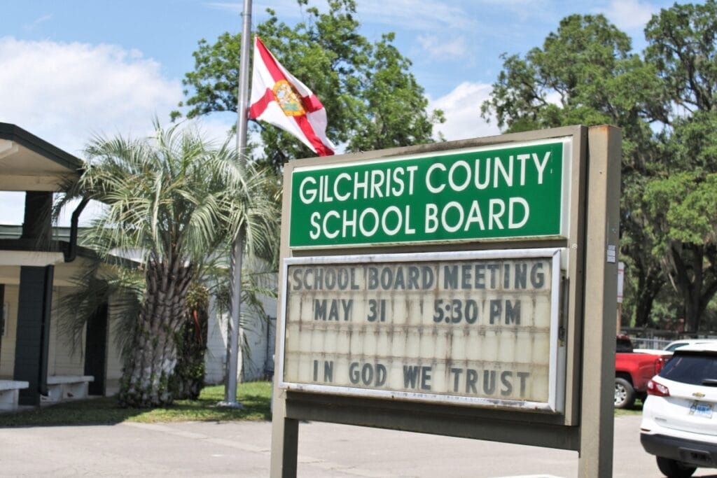 The Gilchrist County School District is seeking $39.9 million to build a new elementary school. Photo by Seth Johnson