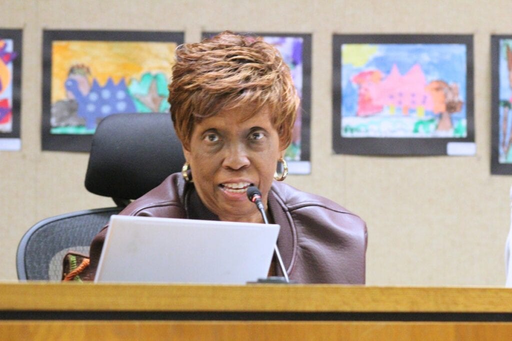 Vice Chair Leanetta McNealy said she will fight for Hawthorne to be whole. Photo by Nick Anschultz