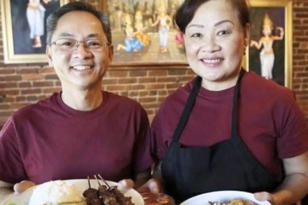 Bo Prum (left) and Leanna Prum to benefit from the Newberry Lion's Club pancake breakfast fundraiser after losing their house while in Cambodia on missions trip. Courtesy Jennifer Triana