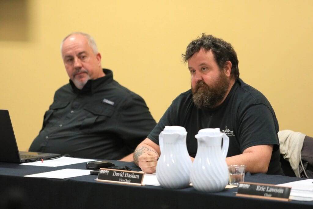 Director David Haslam supported moving public comment to the end of the meeting. Photo by Seth Johnson