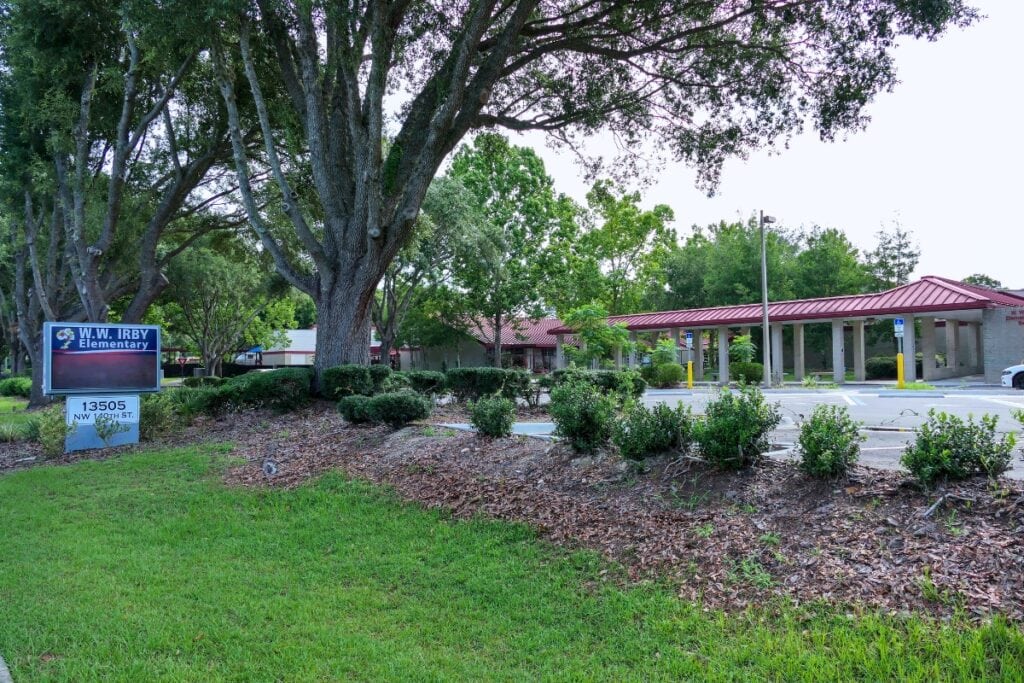 A spring break food distribution event will take place at Irby Elementary School in Alachua on Saturday. Courtesy of ACPS