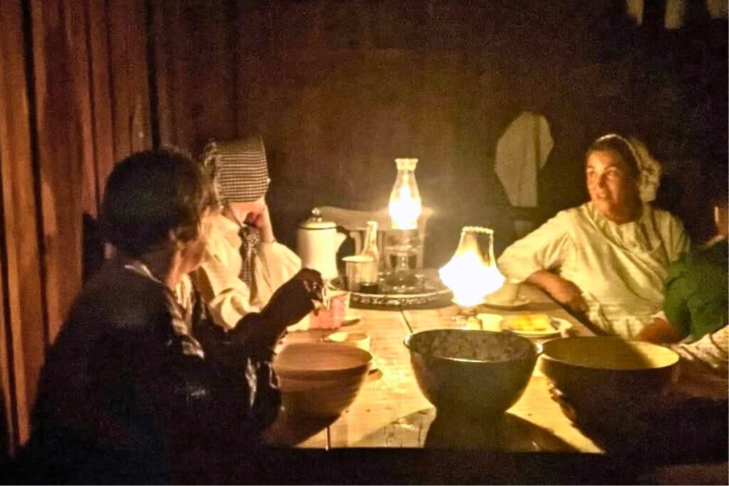 Dudley Historic Farm State Park will host “Twilight Walk To The Past” on Saturday and Sunday, March 14-15. Courtesy of Dudley Farm