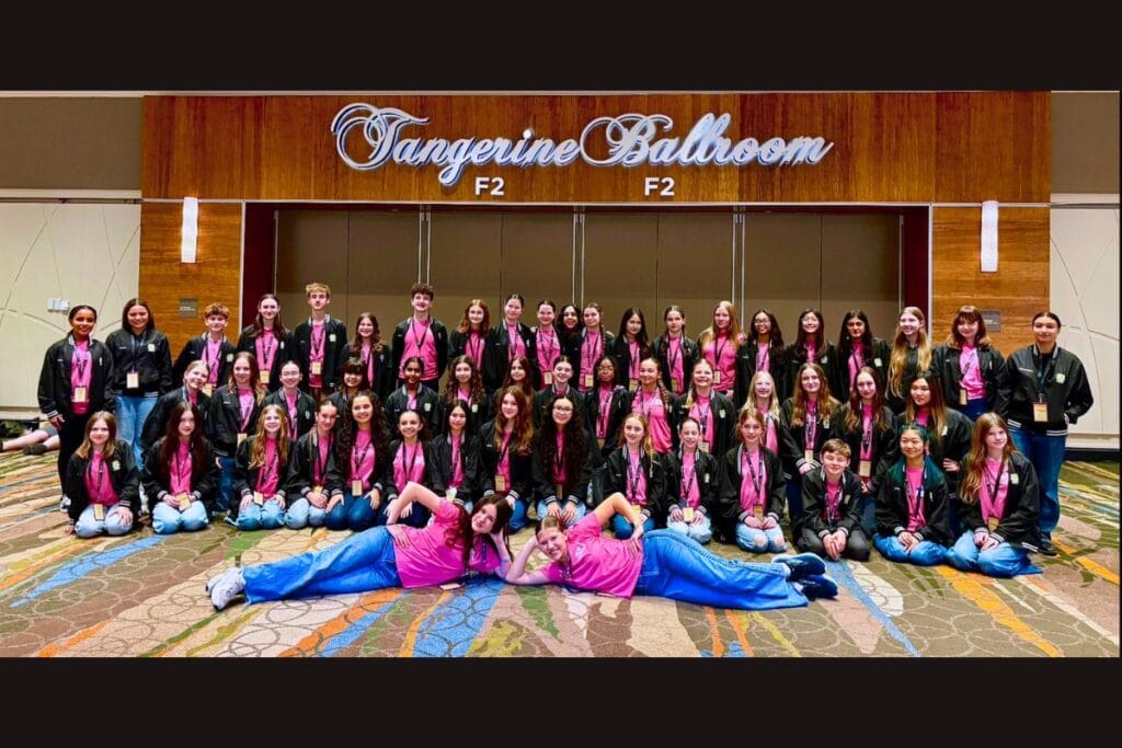 Lincoln Middle School’s Thespian Troupe 88521 had a successful showing at the 2026 Florida Junior Thespian State Festival. Courtesy of Maria Walker