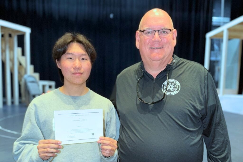 Oak Hall's Hajun Lee was recently named a finalist for the 2026 National Merit Scholarship Program. Courtesy of Oak Hall School