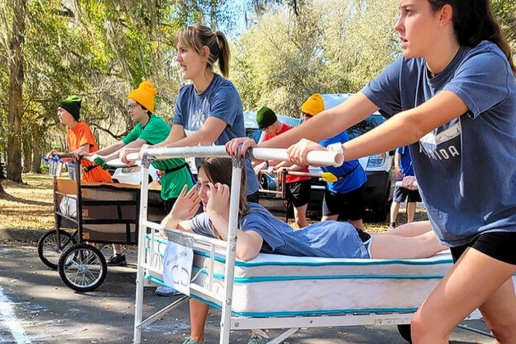 The Family Promise of Gainesville’s 12th annual Bed Race will take place on Saturday. Courtesy of FPG