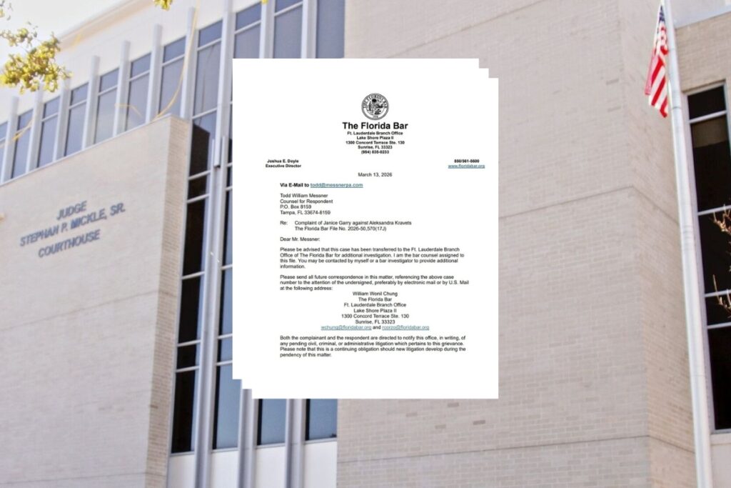 The Florida Bar moved forward on a complaint against Aleksandra Kravets. Photo by C.J. Gish