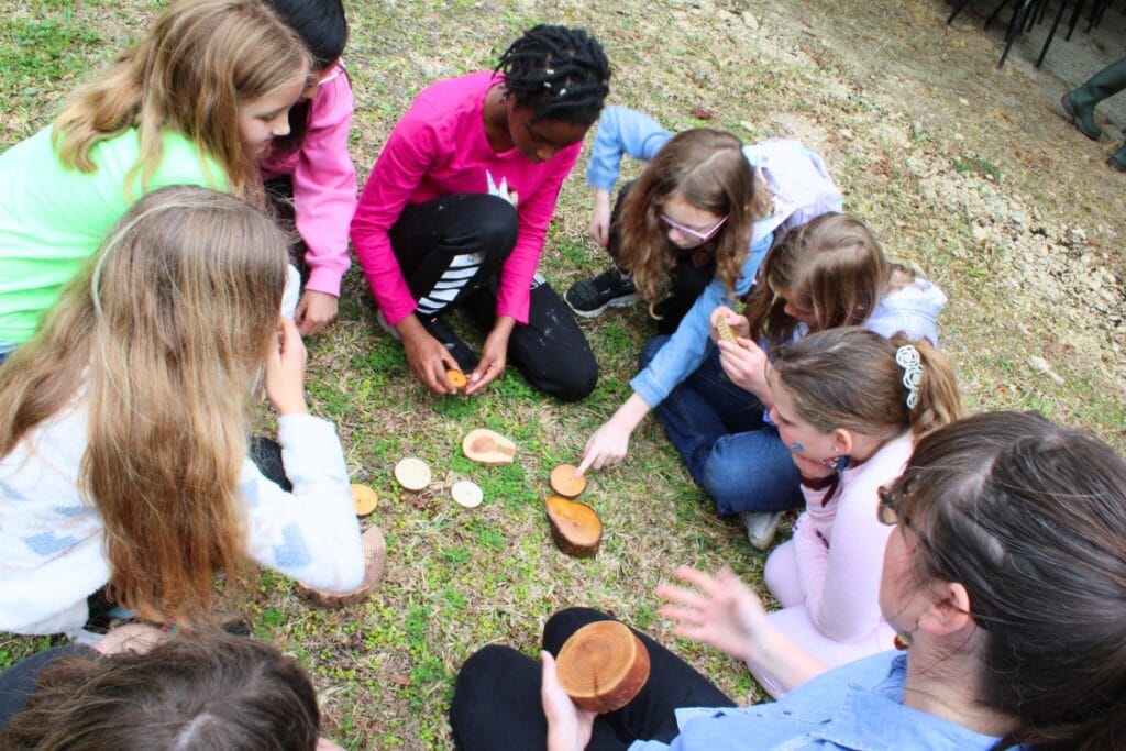 UF/IFAS School of Forest, Fisheries, and Geomatics Sciences extension coordinators shared their expertise with local scouts in the inaugural Girl Scouts Jamboree held on Feb. 28. Photo by Suzette Cook