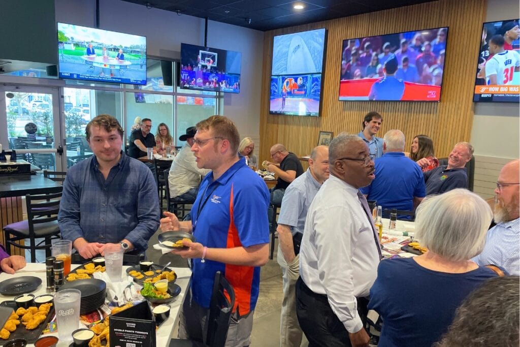 Family, friends and colleagues gathered at Gator's Dockside to remember Doug Gillen.