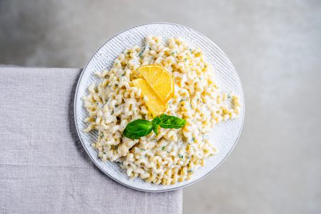 Geröstete Zitronen Ricotta Pasta