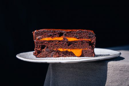 Zucchini-Kuchen Sacher Stlye