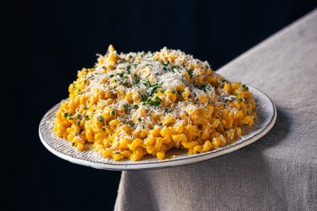 Kürbis Feta Pasta