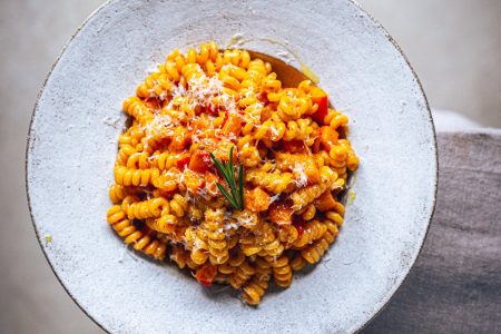 Spicy Kürbis Carbonara mit Nduja