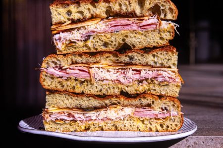 Kernöl-Focaccia Sandwich