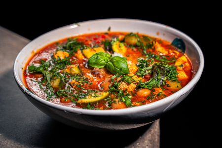 Mediterraner Hühner Bohneneintopf