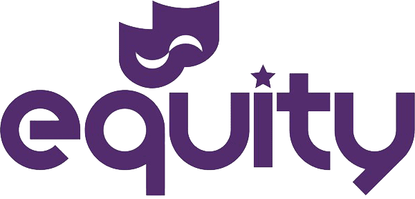 The equity logo on a purple background.