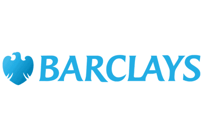 Barclays logo featuring a blue eagle emblem to the left of the word 