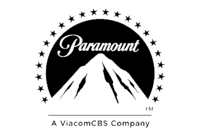 The Paramount Pictures logo featuring a mountain surrounded by stars and the text 