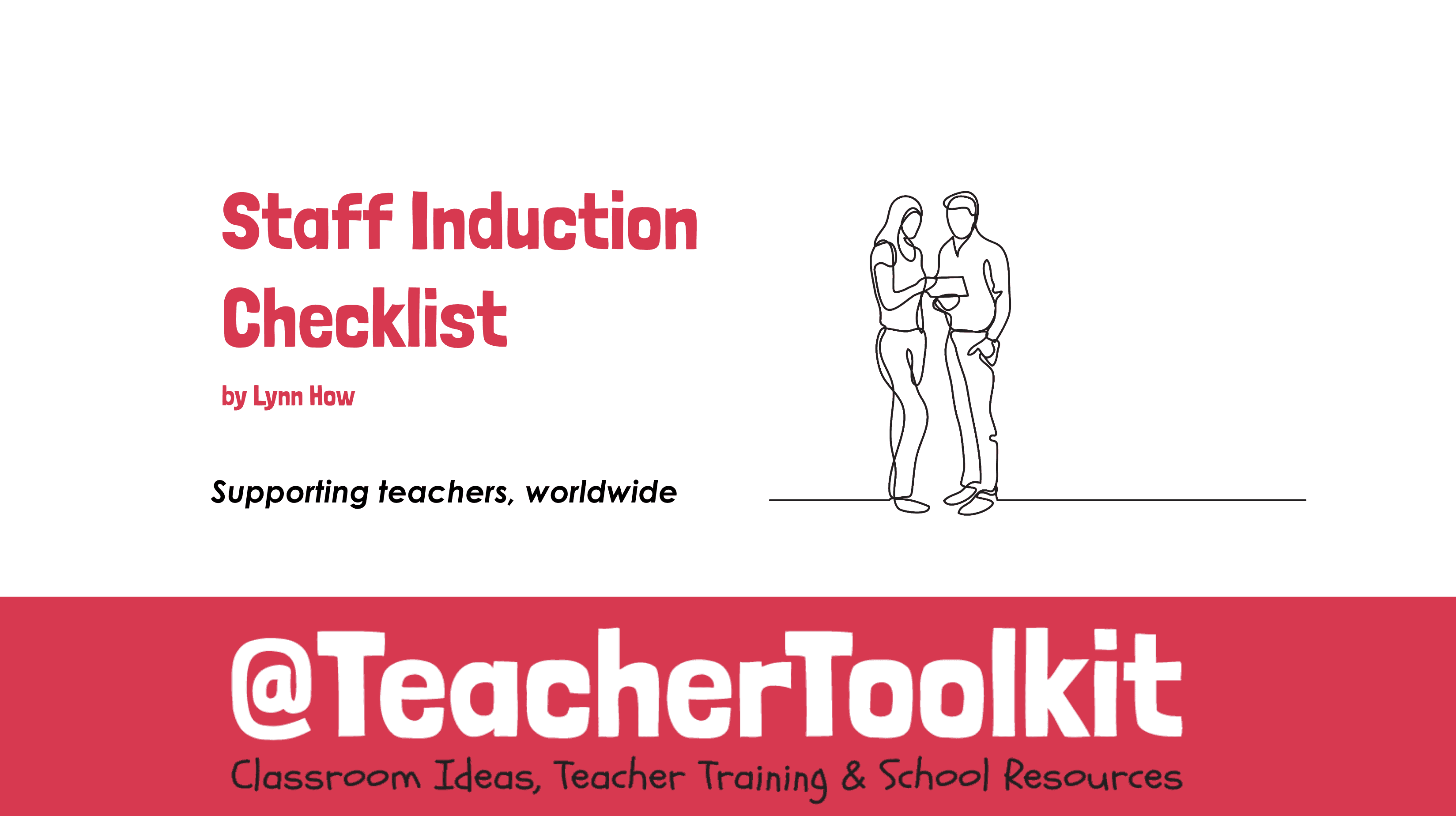 Staff induction checklist teachertoolkit