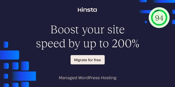 Kinsta hosting