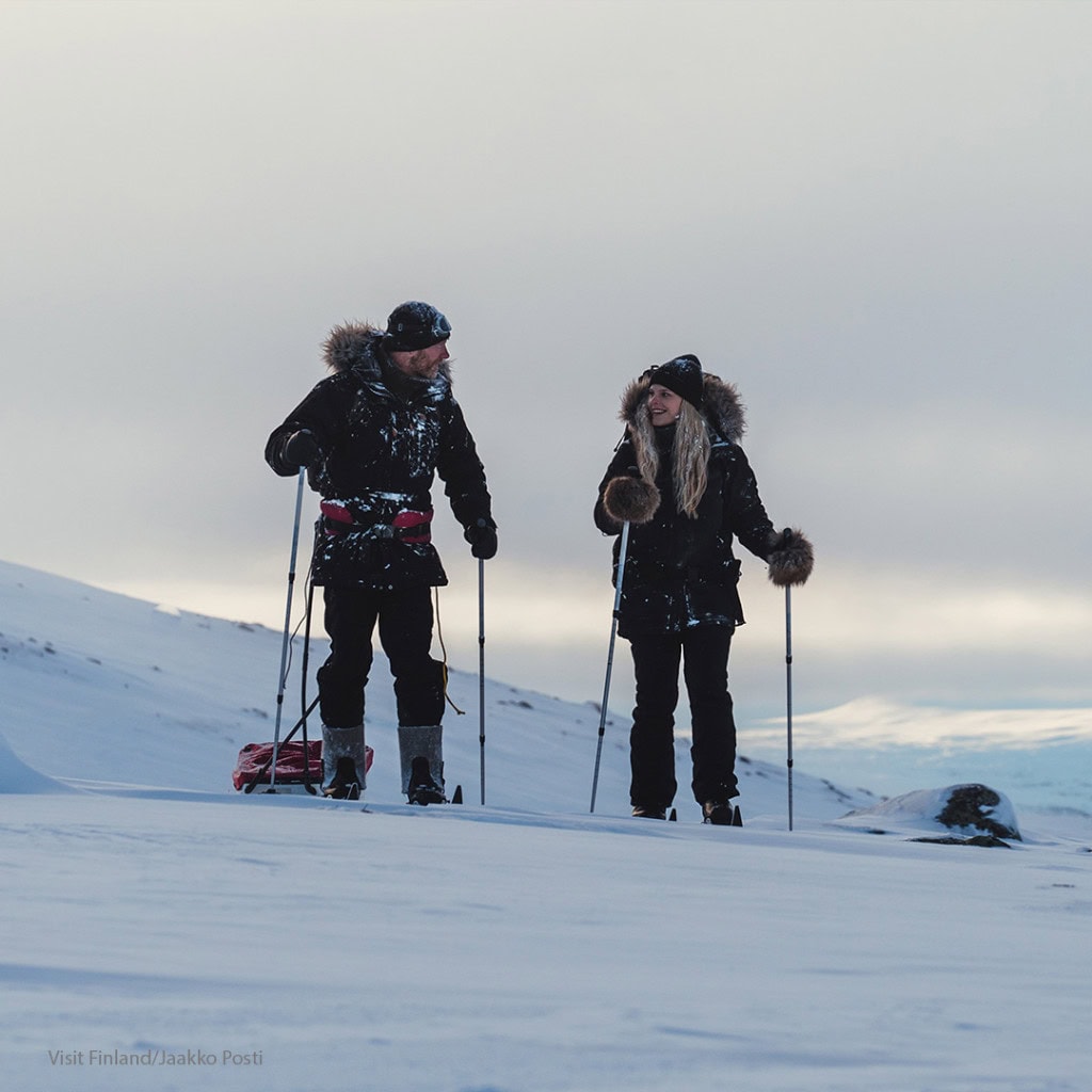 Backcountry skiing. Image: Visit Finland/Jaakko Posti