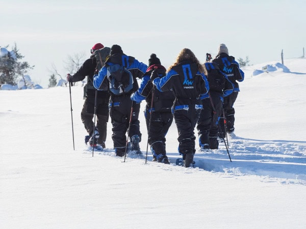 Family Day in the Tundra: Trekking and Tobogganing in Saariselkä