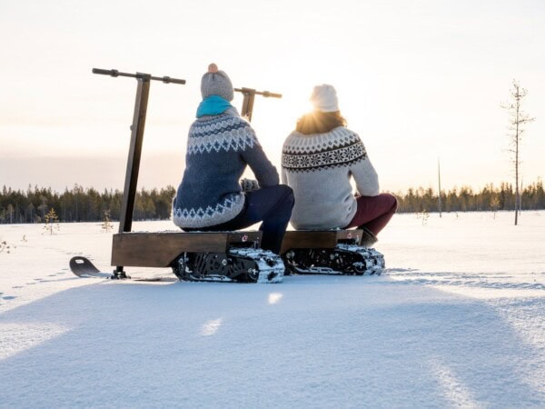 Elektrische Schneemobile & Eis-Karting