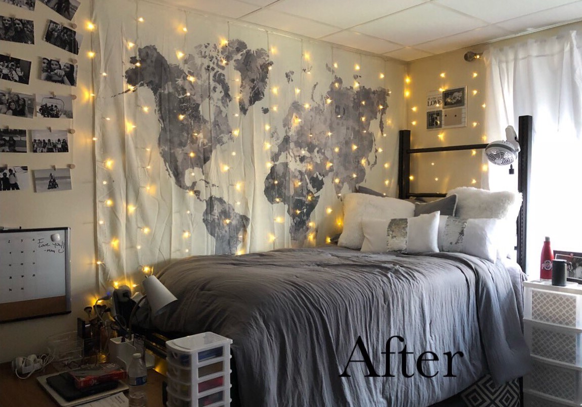 14 Seriously Impressive Girl Dorm Room Layout Ideas I'm sharing 7 ideas to do exactly that! girl dorm room layout ideas