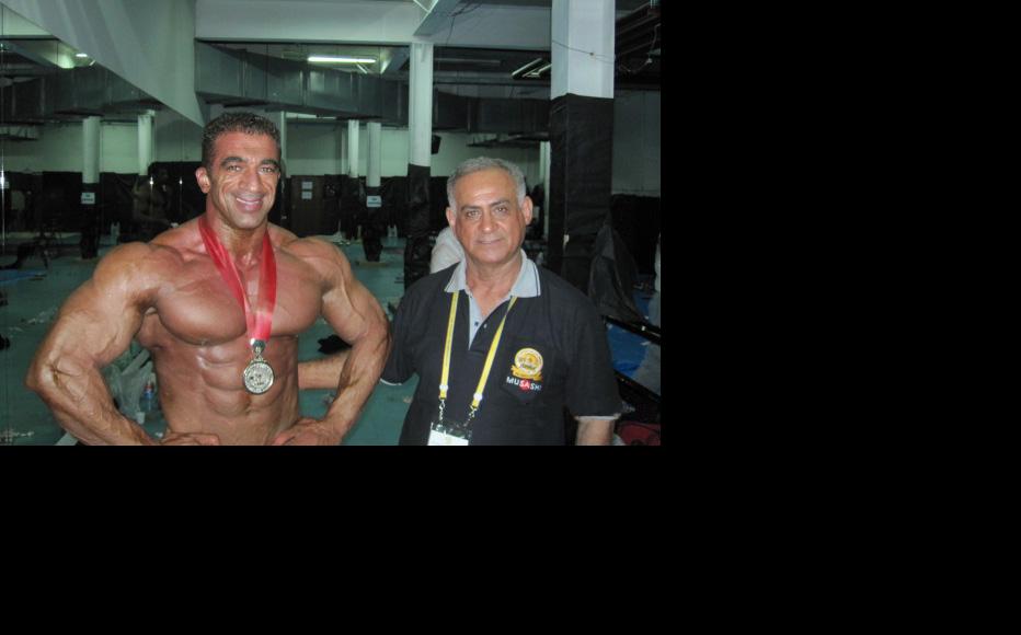 Ahmed Majeed, better known as Ahmed Rambo, is Kurdistan’s most famous bodybuilder. (Photo by Ahmed Majeed)
