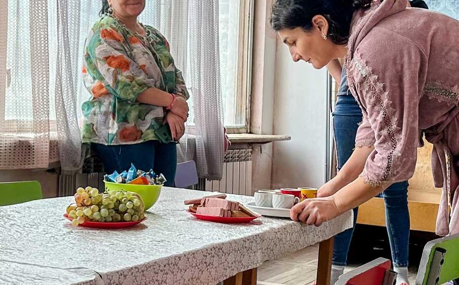 The 74 refugees hosted in the kindergarten come from various districts of Karabakh. They all arrived within days from Azerbaijan’s military offensive to regain control of the region after 30 years of conflict.