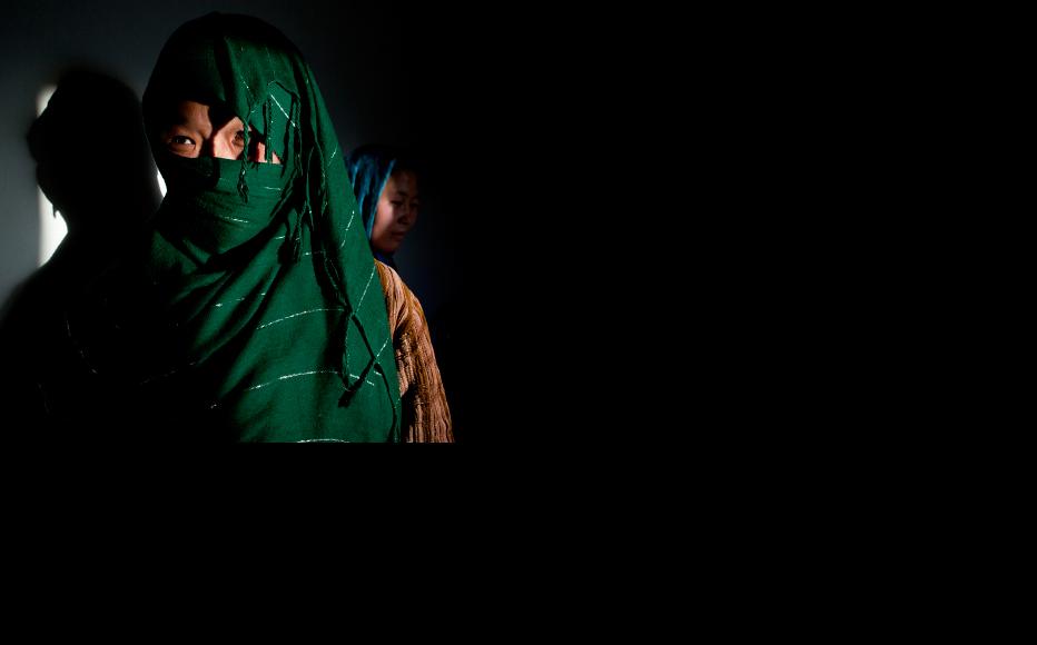A shelter in Bamiyan province cares for battered women. (Photo: Paula Bronstein/Getty Images)