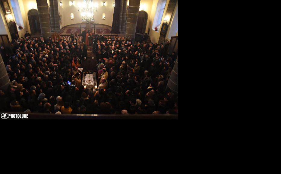 Funeral of six-month-old Seryozha Avetisyan at St. Nshan Church in Gyumri, (Photo: Photolur agency)