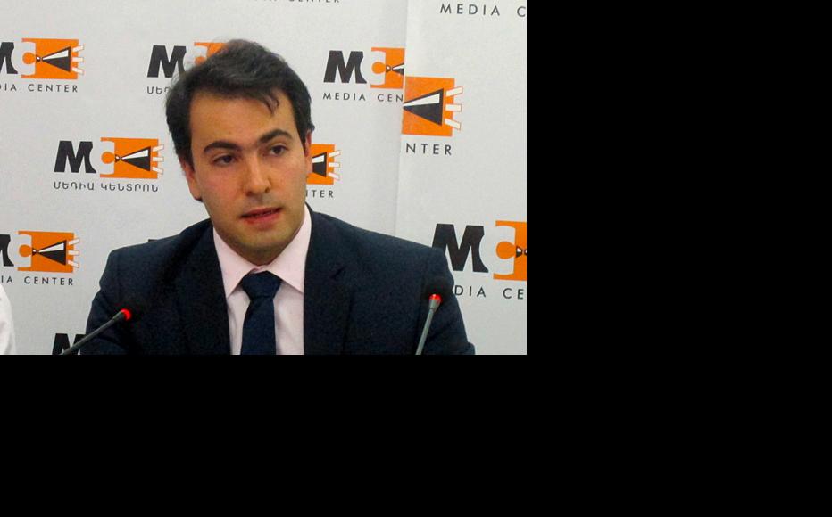 Tigran Yegoryan of the Europe in Law Association in Armenia. (Photo: Media Centre, Yerevan)