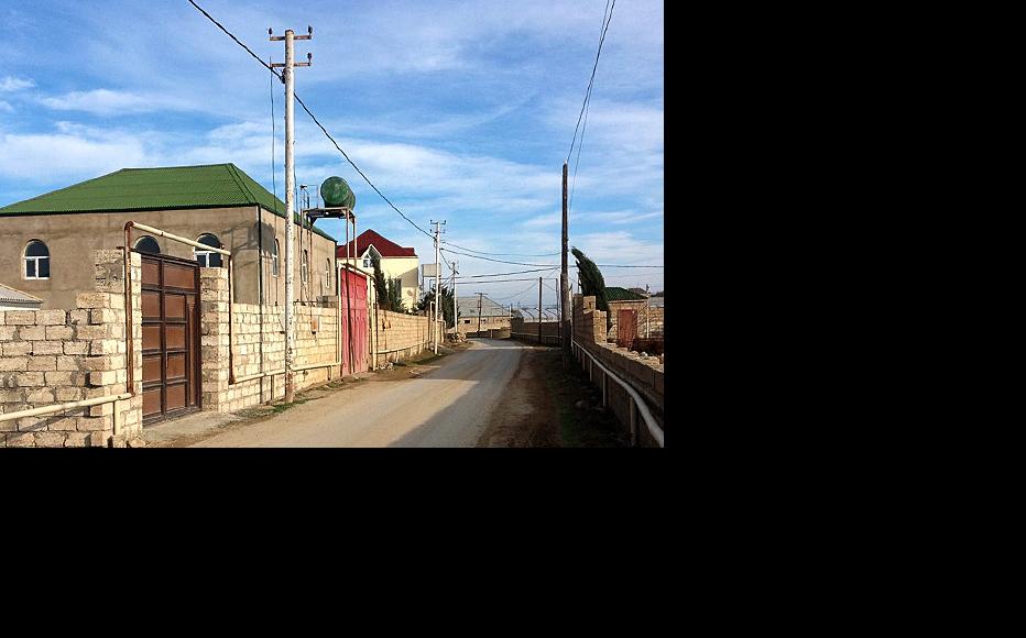 Street in Shagan. (Photo: Aynur Elgunesh)