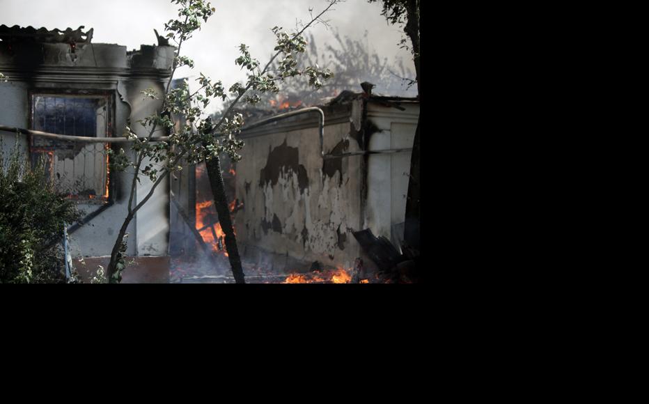 Homes were torched selectively, according their owners’ ethnicity. (Photo: Inga Sikorskaya)