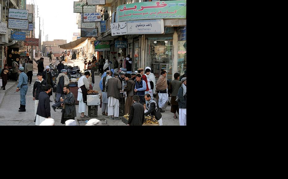 A shopping street in Herat. (Photo: Isafmedia/US. Air Force Tech. Sgt. Kevin Wallace)